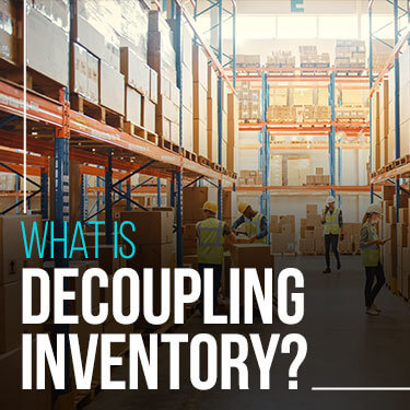 Decoupling inventory - Multiple people work in a warehouse